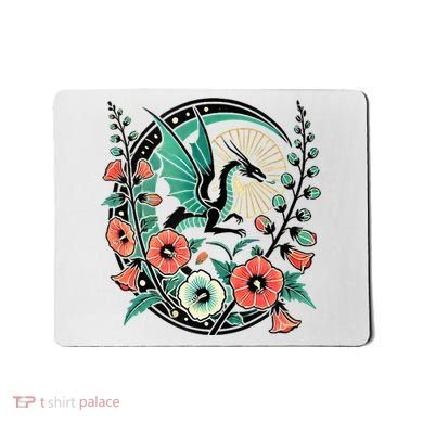 Vintage Dragon Illustration Dragon Lovers Mousepad