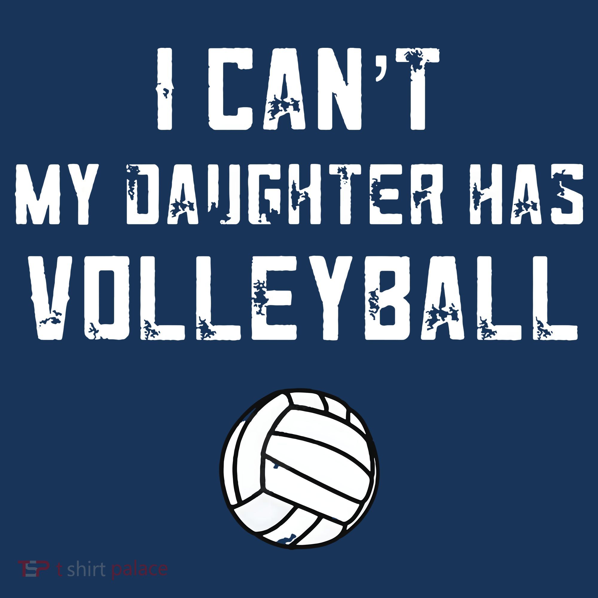 Volleyball Dad I Can't My Daughter Has Volleyball Mom Tall Hoodie