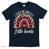 Valentines Day I Teach The Sweetest Little Hearts Teacher T-Shirt thumb 0