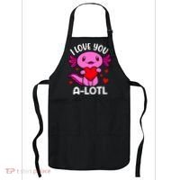 Valentines Day I Love You Alotl Axolotl Apron thumb 0