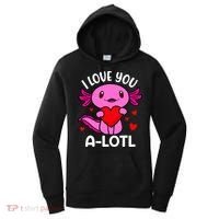 Valentines Day I Love You Alotl Axolotl Women's Hoodie thumb 0