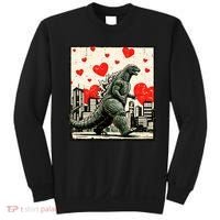 Valentine's Day Japanese Monster Hearts Kaiju Sweatshirt thumb 0