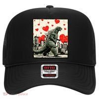 Valentine's Day Japanese Monster Hearts Kaiju Hat thumb 0