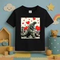 Valentine's Day Japanese Monster Hearts Kaiju Toddler T-Shirt thumb 3