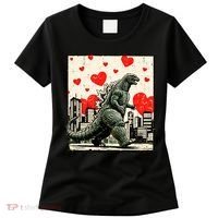Valentine's Day Japanese Monster Hearts Kaiju Women's T-Shirt thumb 0