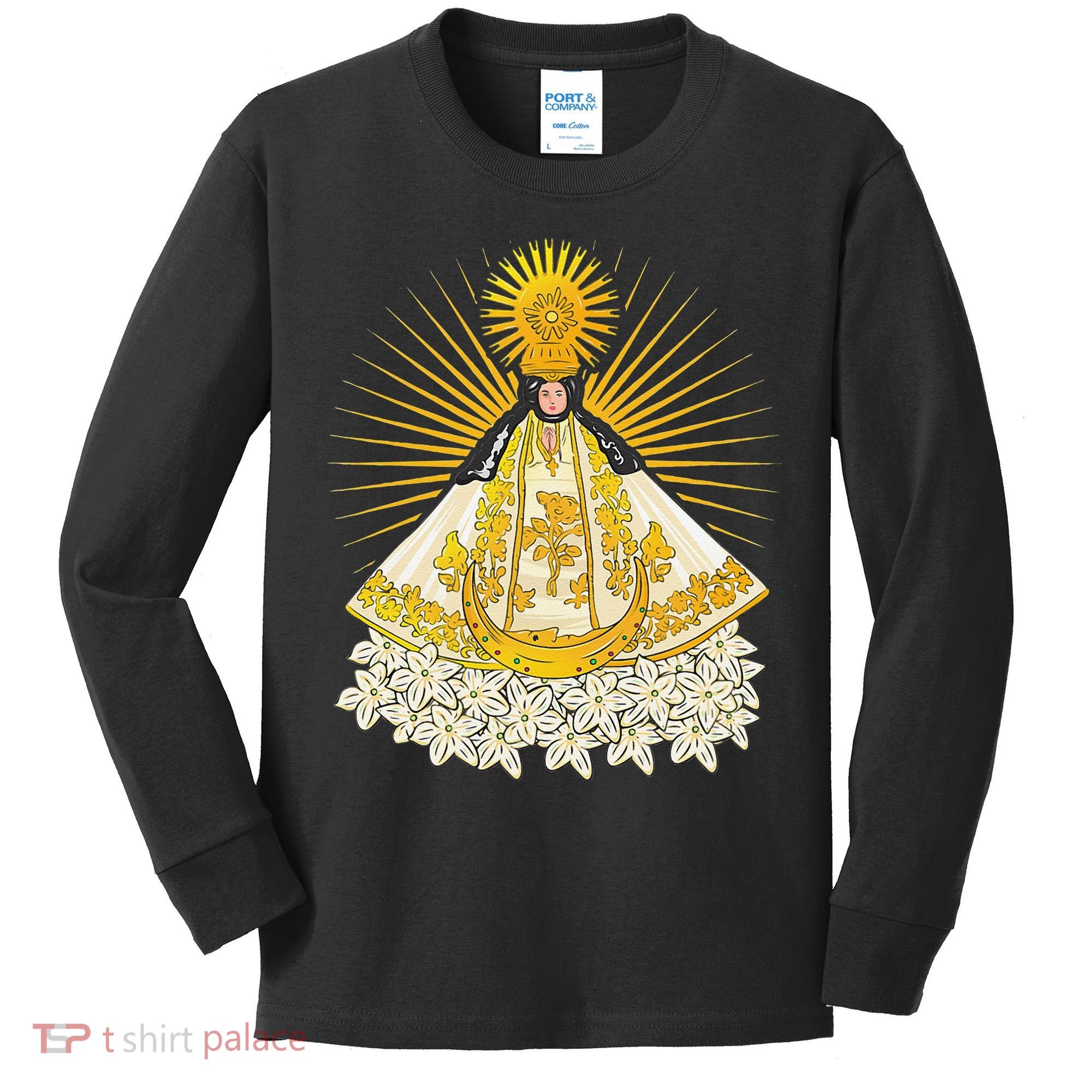 Virgen de Juquila Oaxaca, Mexico Kids Long Sleeve Shirt