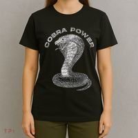 Vintage Distressed King Cobra Power Snake Muscle Car Karate T-Shirt thumb 4