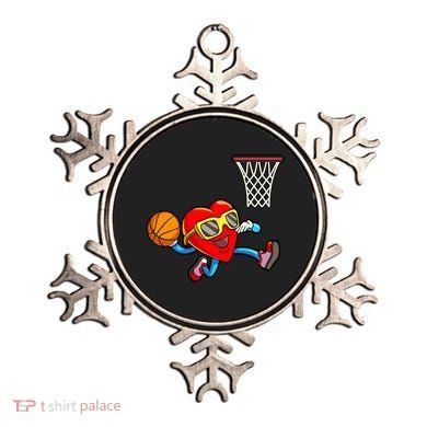 Valentines Day Kids Boys Men Heart Dunking Basketbal Ornament