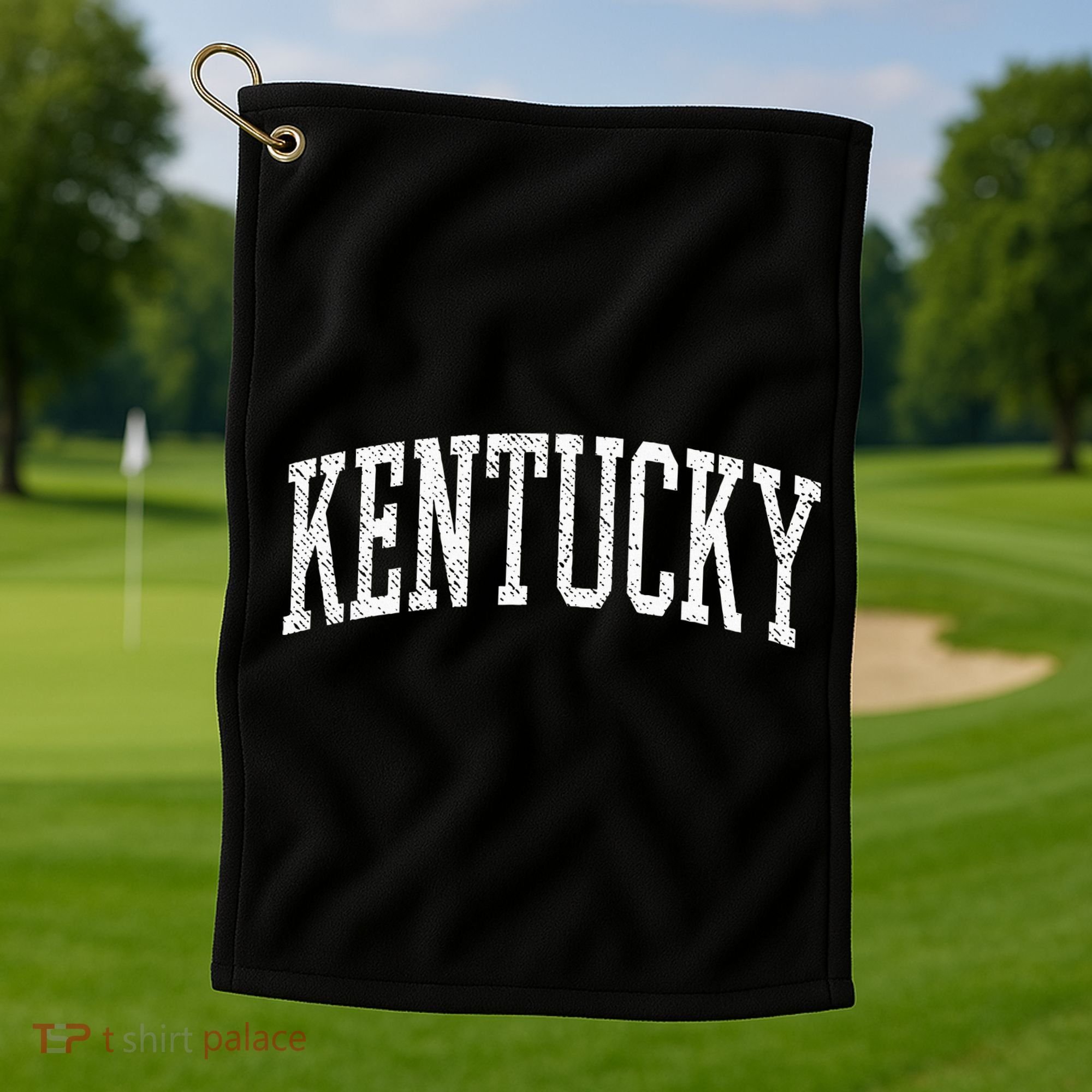 Varsity Distressed Kentucky Golf Towel