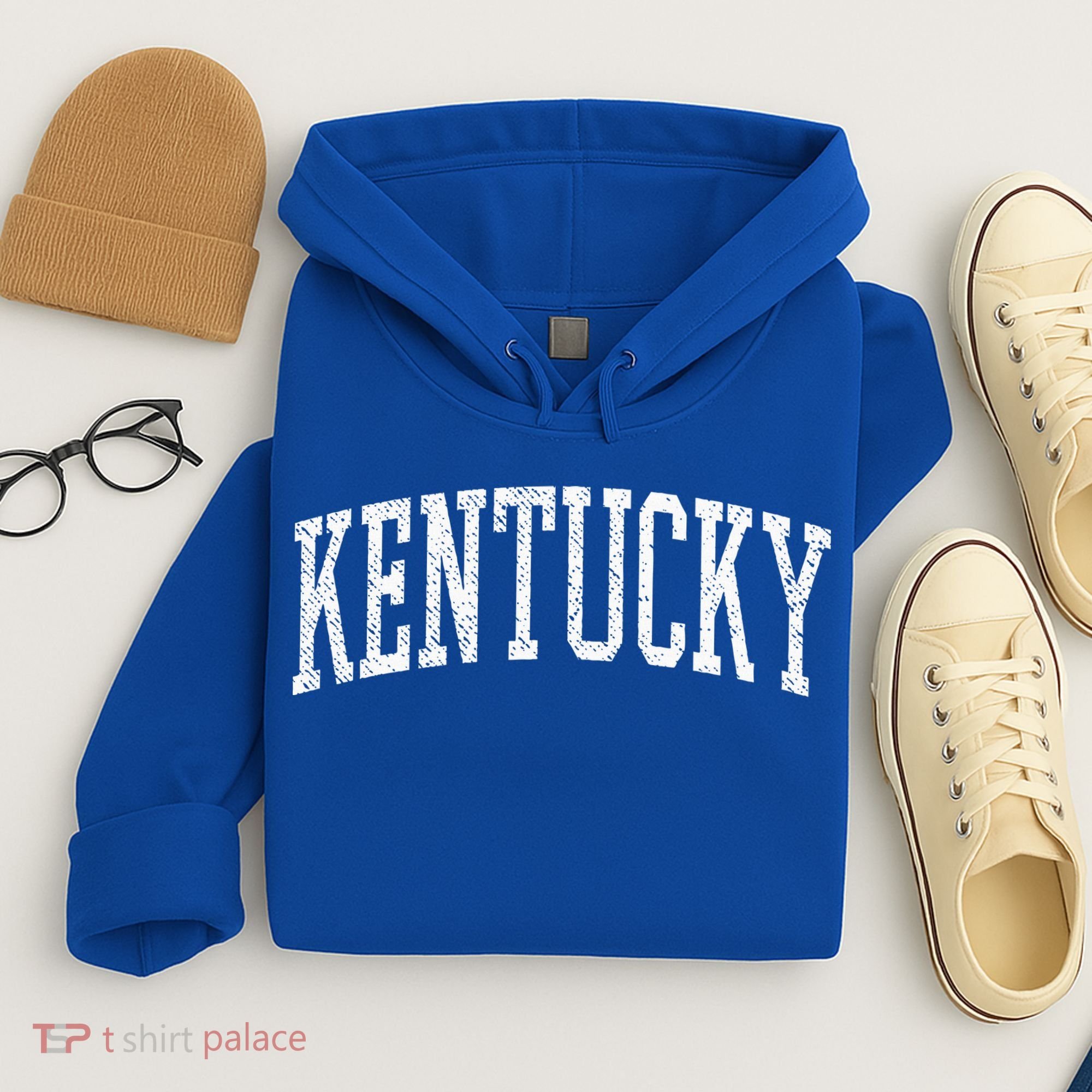 Varsity Distressed Kentucky Hoodie