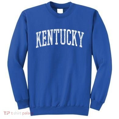 Varsity Distressed Kentucky Sweatshirt