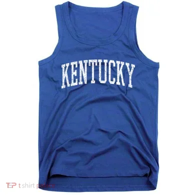 Varsity Distressed Kentucky Tank Top