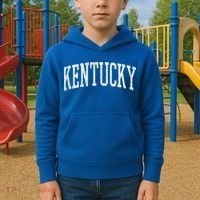 Varsity Distressed Kentucky Kids Hoodie thumb 2