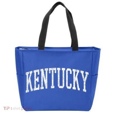 Varsity Distressed Kentucky Tote Bag