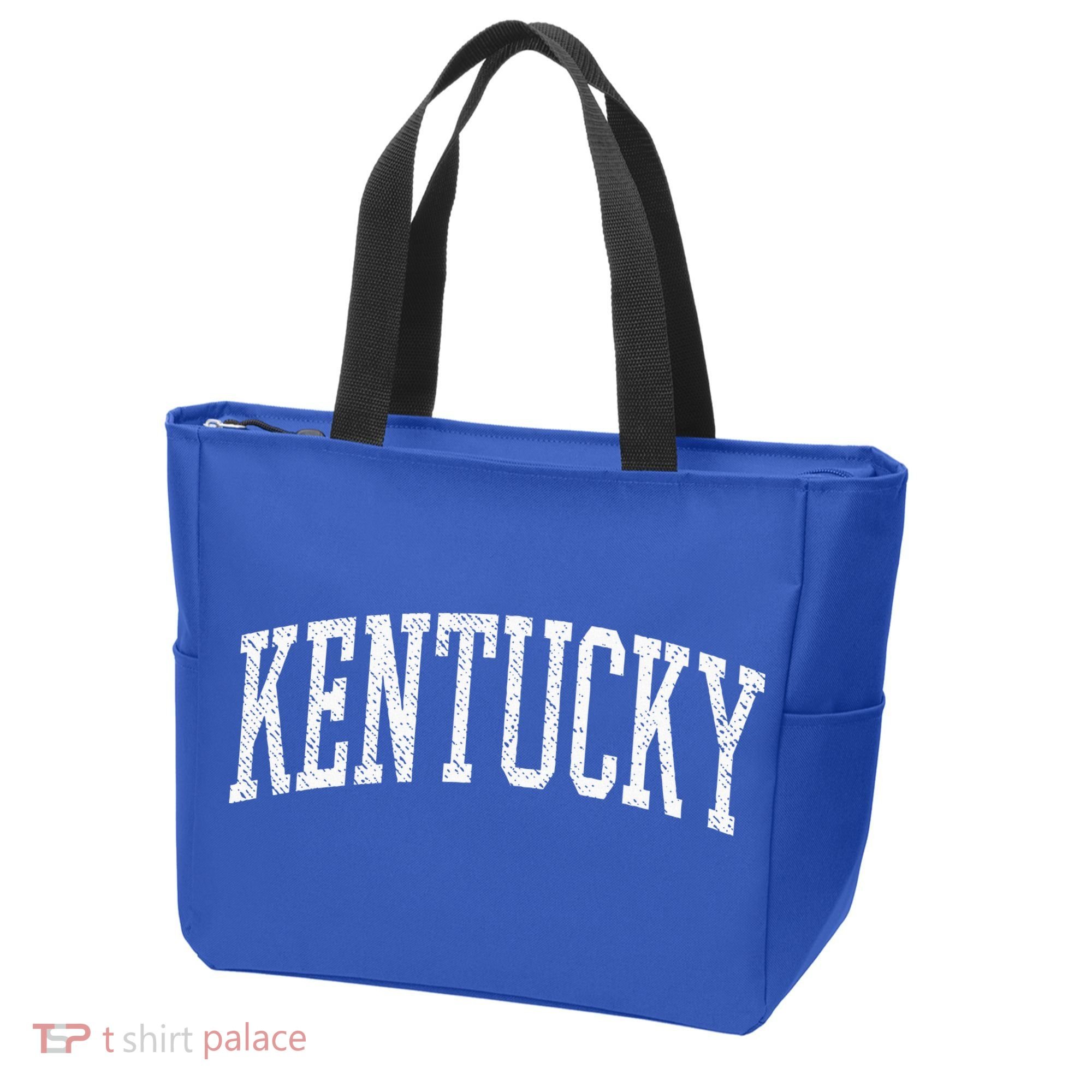 Varsity Distressed Kentucky Tote Bag