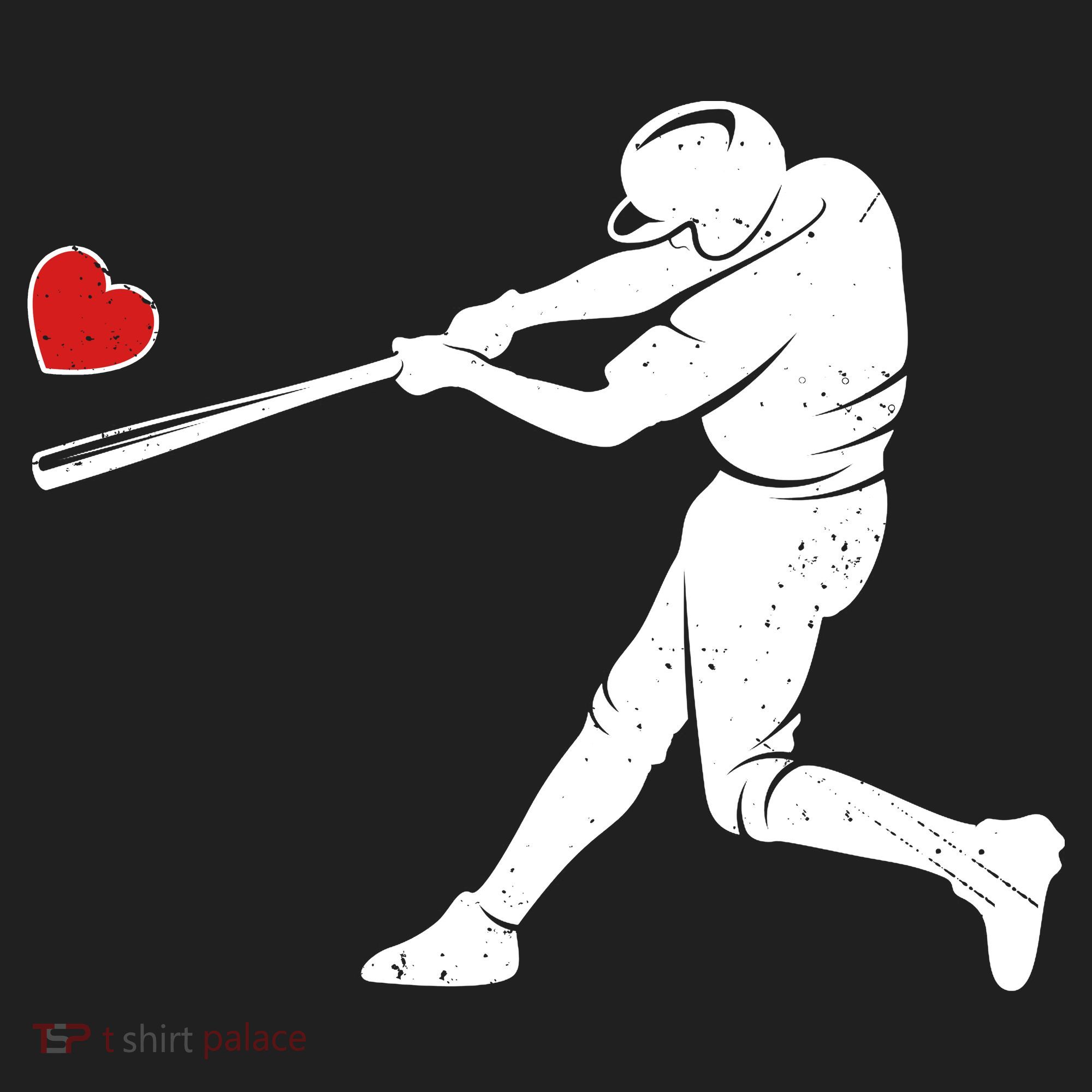 Valentines Day Love Baseball Bat Batter Silhouette Heart Women's Sweatshirt