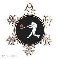 Valentines Day Love Baseball Bat Batter Silhouette Heart Ornament thumb 0