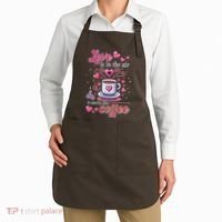 Valentines Day Love Is In The Air And It Smells Like Coffee Apron thumb 2