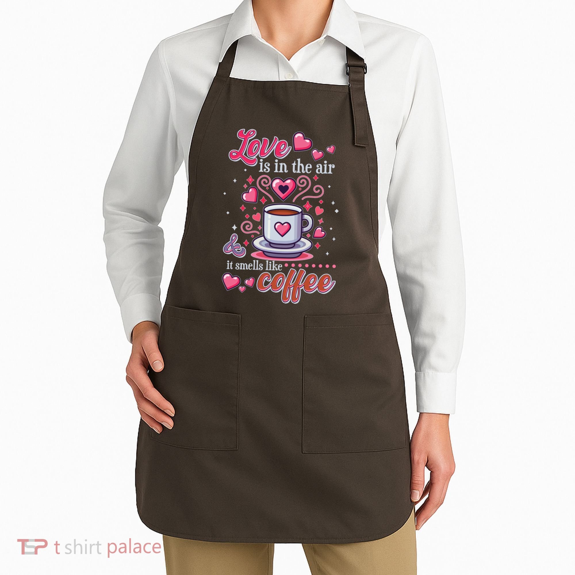 Valentines Day Love Is In The Air And It Smells Like Coffee Apron