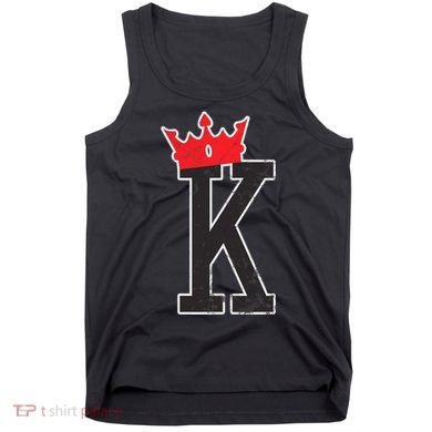 Vintage Distressed Look Playing Card Poker Tank Top