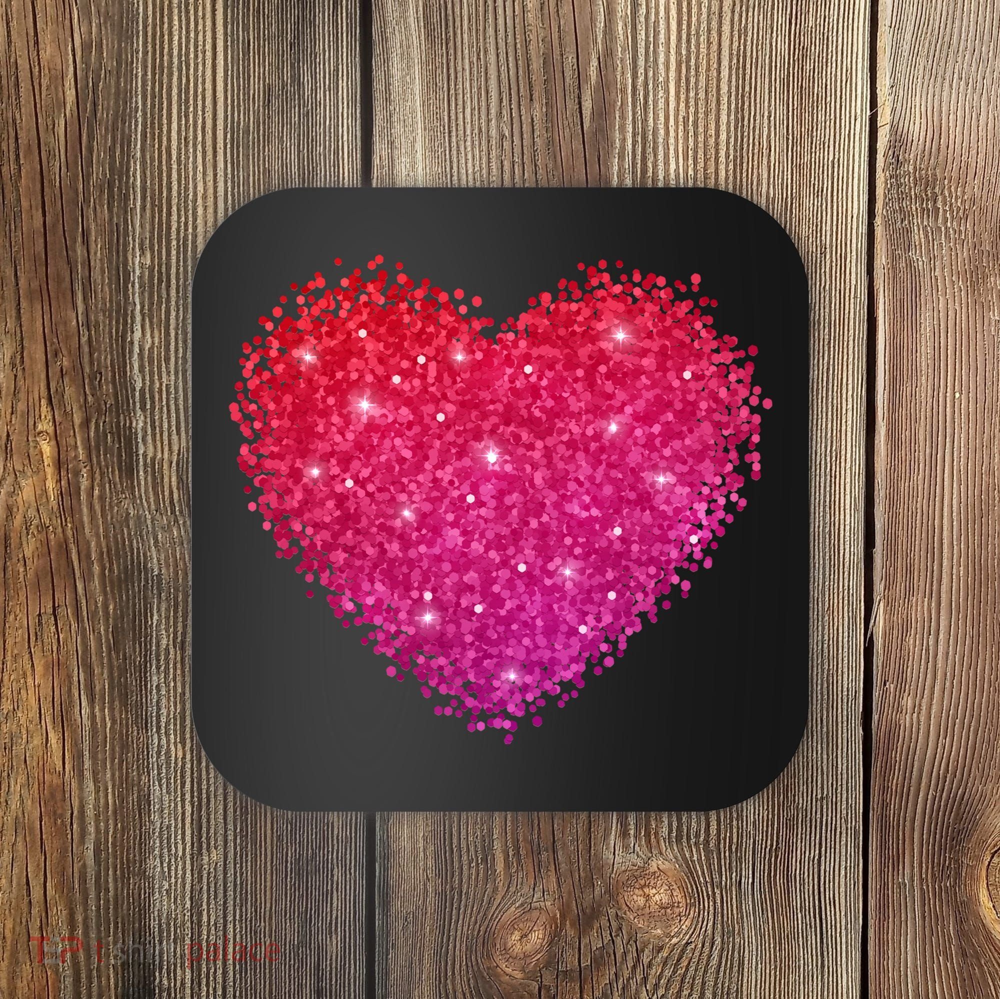 Valentines Day Love Heart Cute Romantic Gift Coaster