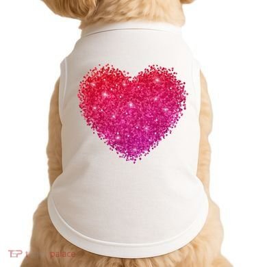 Valentines Day Love Heart Cute Romantic Gift Doggie Tank