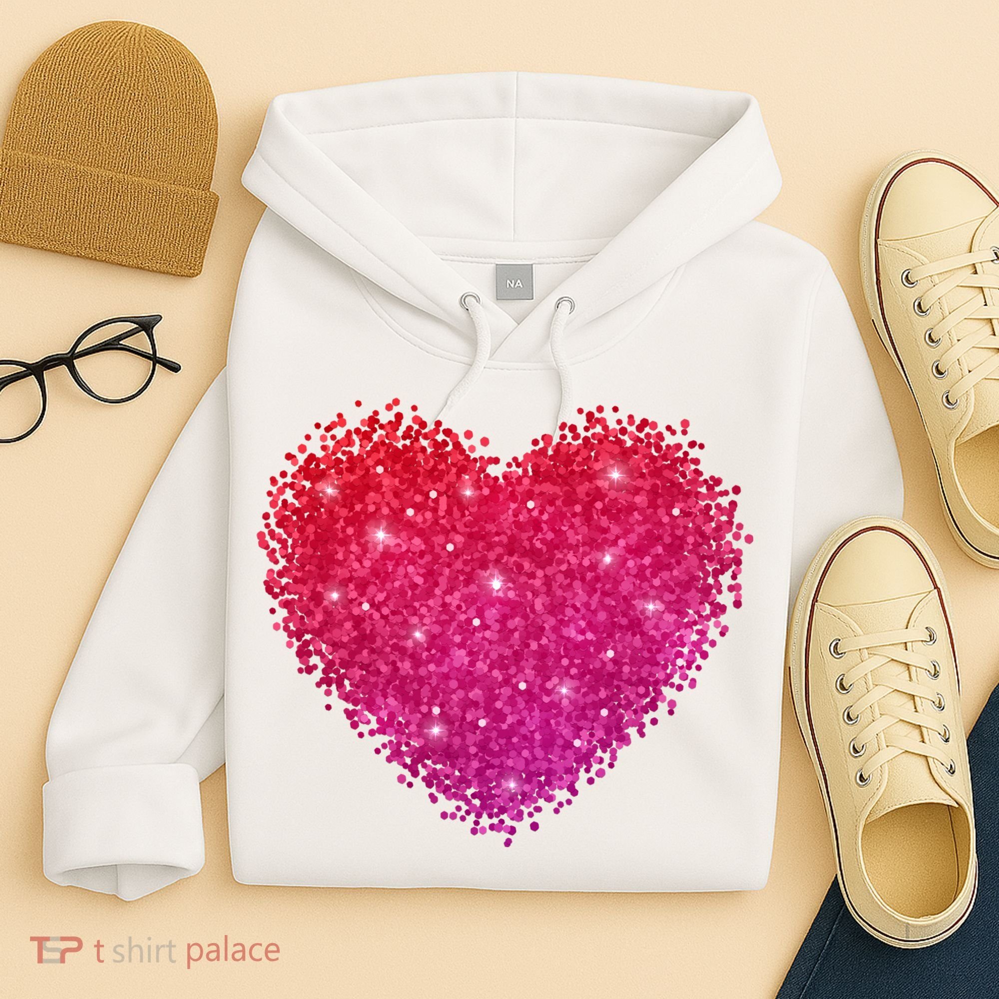Valentines Day Love Heart Cute Romantic Gift Hoodie