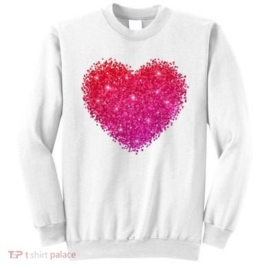 Valentines Day Love Heart Cute Romantic Gift Sweatshirt