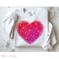Valentines Day Love Heart Cute Romantic Gift Sweatshirt thumb 2