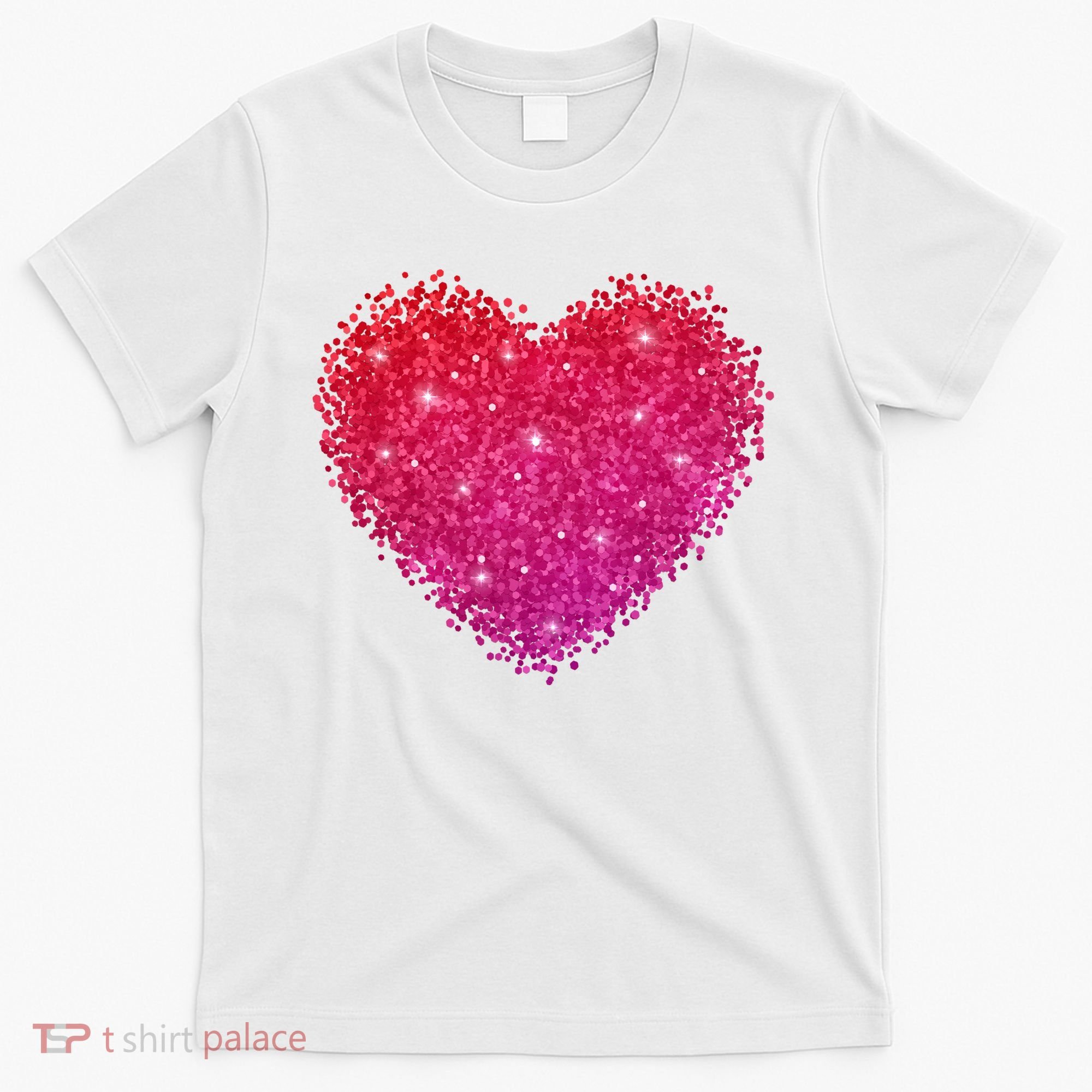 Valentines Day Love Heart Cute Romantic Gift T-Shirt