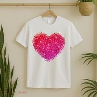 Valentines Day Love Heart Cute Romantic Gift T-Shirt thumb 2