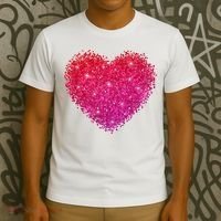 Valentines Day Love Heart Cute Romantic Gift T-Shirt thumb 3
