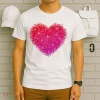 Valentines Day Love Heart Cute Romantic Gift T-Shirt thumb 6