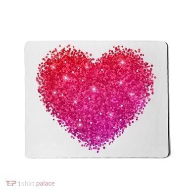 Valentines Day Love Heart Cute Romantic Gift Mousepad