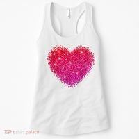 Valentines Day Love Heart Cute Romantic Gift Women's Tank Top thumb 0