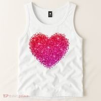 Valentines Day Love Heart Cute Romantic Gift Tank Top thumb 2