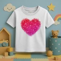 Valentines Day Love Heart Cute Romantic Gift Toddler T-Shirt thumb 3