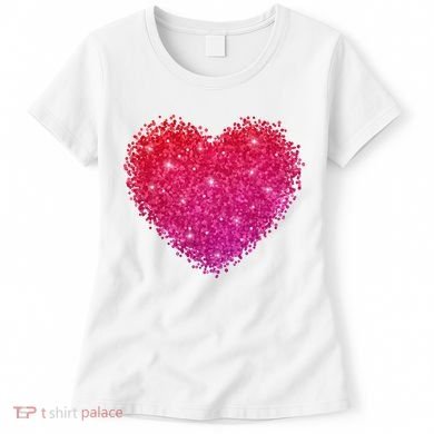 Valentines Day Love Heart Cute Romantic Gift Women's T-Shirt