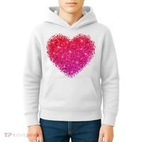 Valentines Day Love Heart Cute Romantic Gift Kids Hoodie thumb 4