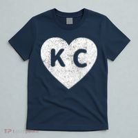 Vintage Distressed Love Kansas City KC Heart Print T-Shirt thumb 5