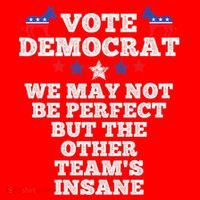 Vote Democragift Liberals Vote Blue Save Democracy Gift Santa Hat thumb 1