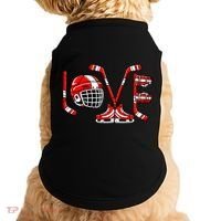 Valentines Day Love Ice Hockey Doggie Tank thumb 0