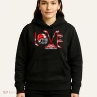 Valentines Day Love Ice Hockey Hoodie thumb 5