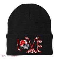 Valentines Day Love Ice Hockey Beanie thumb 0