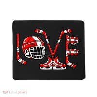 Valentines Day Love Ice Hockey Mousepad thumb 0