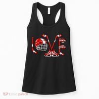 Valentines Day Love Ice Hockey Women's Tank Top thumb 0