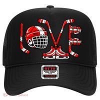 Valentines Day Love Ice Hockey Hat thumb 0