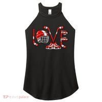 Valentines Day Love Ice Hockey Women's Perfect Tri Rocker Tank thumb 0