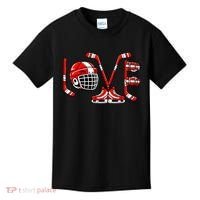Valentines Day Love Ice Hockey Kids T-Shirt thumb 0