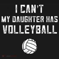 Volleyball Dad Men I Cant My Daughter Has Volleyball Mom Visor thumb 3